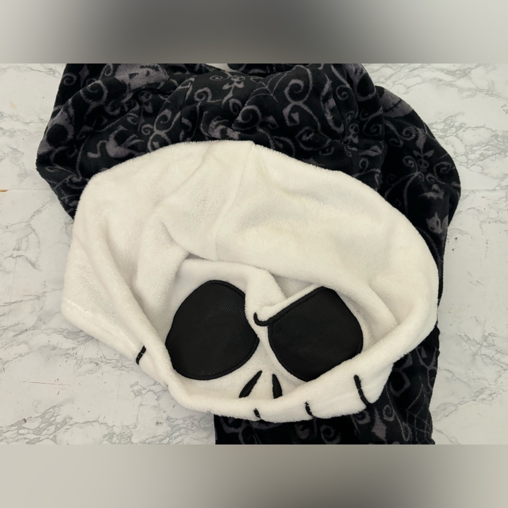 The Nightmare Before Christmas Jack Skellington One Piece Womens M Hooded - Picture 6 of 6